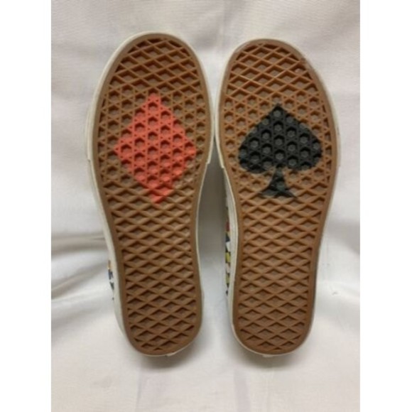 VANS Old Skool Card Suits - Black Red Size - 5.5 M, 7 W Vintage Look Good Shape - Picture 2 of 7